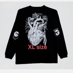 ボリス雑貨店 ロンT Heart ヒグチユウコさん 長袖Tシャツ XLサイズ