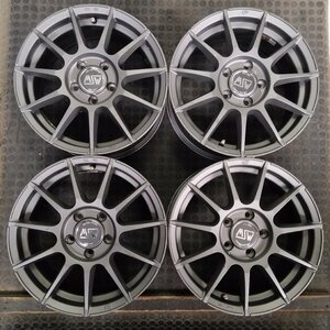 管理番号：W11-213【４本価格】【16x6.5J 5x112 ET+50 ハブ66】OZ MSW・ゴルフ アウディ等・店頭直接引取可能・下取り可能