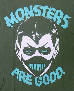 Tシャツ【DICKY THE MARTIAN】マーシャン (緑) / MONSTER ARE GOOD. OT-311