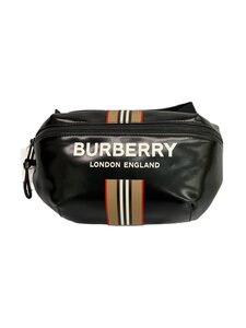 BURBERRY LONDON◆ウエストバッグ/-/ブラック/8030018