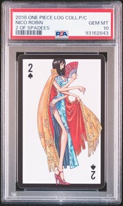 ★ PSA10 ニコ・ロビン ★ ワンピース Log Collection オリジナルトランプ 限定品 ★ 鑑定品 美品 ★