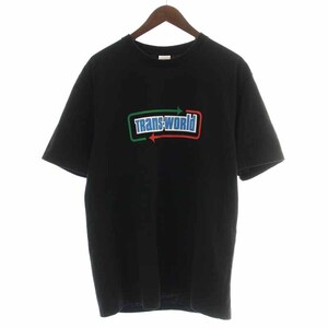 未使用品 ワコマリア GUILTY PARTIES WASHED HEAVY WEIGHT CREW NECK COLOR T-SHIRT Tシャツ カットソー L 黒