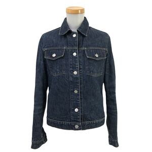 m581-22 イタリア製 HELMUT LANG ヘルムート ラング 本人期 CLASSIC DENIM デニム ジャケット Gジャン 上着 羽織り トップス インディゴ 38