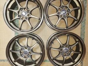 美品　RAYS レイズ VOLK RACING ボルクレーシング　CE28N　4本　15×6.5J +35 100 4H ブロンズ　ガリキズ無し　廃番　超貴重　キャップ付き