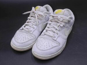 NIKE ナイキ FD0803-100 DUNK LOW ダンク ロー イエロー ハート スニーカー size23.5ｃｍ/白ｘ黄 ■■ ☆ efb2 レディース