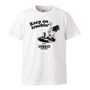 【XLサイズ Tシャツ】レコード ロバートクラム robert crum レコード針 ロックンロール 50s 60s 70s アメリカ カートリッジ