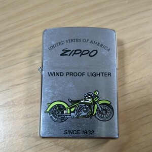 ★ZIPPO★バイク柄★2004年製　USED 検)ハーレー　マルボロ　