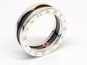 新品同様品 BVLGARI ブルガリ リング ☆ 11号 (52) B.zero1 ビーゼロワン セーブザチルドレン SV925 指輪 □6L7A