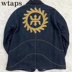 超入手困難 美品　wtaps 火消しジャケット　カバーオール　ビッグ刺繍