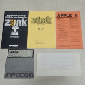 Apple II 5インチFD ゾークI ZORK INFOCOM 取説付【GM；V0BA0272