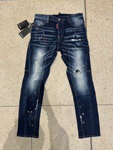 未使用 DSQUARED2 size 48 ディースクエアード ジーパン Gパン パンツ ボトムス デニム ジーンズ 