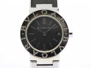 【 ブルガリ BVLGARI 】 腕時計 BB23SS ブルガリブルガリ SS クォーツ 黒文字盤 レディース デイト 新着 04962-0