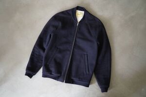 17AW Jockey Jacket ウールカシミヤジップアップブルゾン / De Bonne Facture(デボンファクチュール)