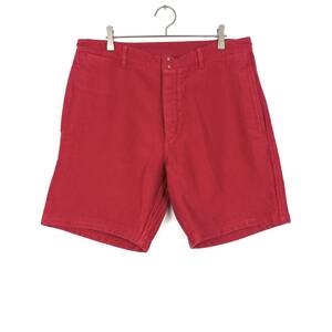 【30％OFF】VISVIM(ビズビム) PASTORAL SHORTS (LUXSIC KENDOGI) 17SS (0117105008016) (red)