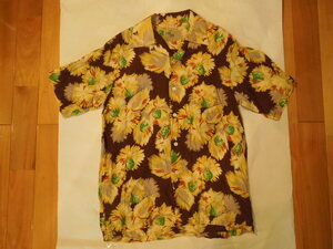 KONA BAY HAWAII コナ・ベイ　アロハシャツ　MADE IN HAWAII Sサイズ