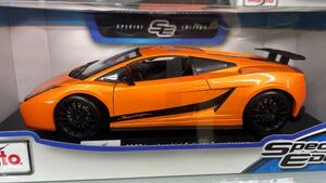 高精度ミニカー ランボルギーニ ガヤルド Lamborghini Gallardo Superleggera マイスト maisto 1／18