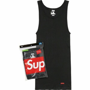 2024新作 Supreme Hanes Tagless Tank Top タンクトップ 1枚 スモールボックスロゴ 新品未使用即日出荷