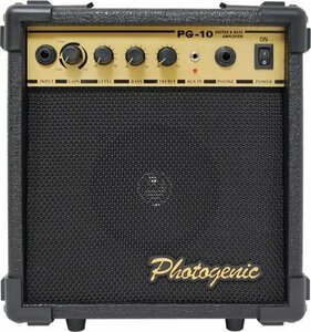 【中古】 PhotoGenic フォトジェニック ギターベース兼用アンプ オーバードライブ機能付き PG10