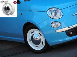 【送料無料！】★MBRO OLD COUNTRY スチールホイール/FIAT 500★6J×14インチ ＋32/98-4H/ホワイト 4本セット