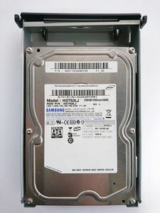 ★ジャンク品★SAMSUNG(サムスン) ハードディスク HDD HD753LJ/750GB /Serial ATA300 /7200 rpm/3.5インチ (HDDマウンター付き)