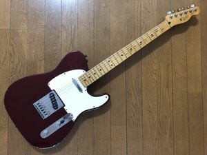 [GT]Fender Standard Telecaster MNW フェンダー・スタンダード・テレキャスター 貴重色ミッドナイトワイン うっすらトラ杢目ネック！