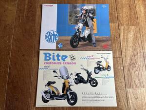 当時物カタログ中古 HONDA ホンダ Bite バイト アクセサリーカタログ 2部セット 2003年1月現在