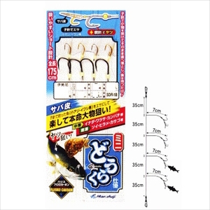 マルフジ SDR-18 ミニどうらくサバ皮 針13号 ハリス10号(marufuji-520874)[M便 1/20]