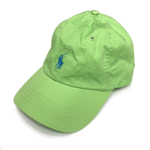 新品 ラルフローレン ポニー ロゴ キャップ ワンポイント ポロ ライムグリーン 帽子 黄緑
