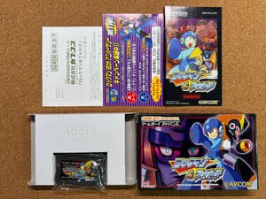 GBA◆ロックマンフォルテ 箱・説明書・ハガキ付き 美品 / ゲームボーイアドバンス