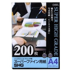 01-3269 スーパーファイン用紙 A4 200枚入 PA-PSF-A4/200