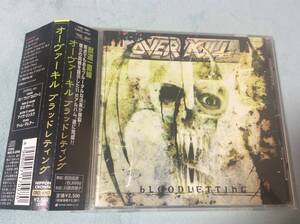 OVERKILL/Bloodletting 国内盤帯付き CRCL-4767