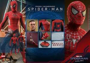 ホットトイズ フレンドリー・ネイバーフッド・スパイダーマン ノーウェイホーム ムービー・マスターピース 1/6 フィギュア 通常版 HOT TOYS