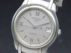 1円～! 稼動品★正規品 LONGINES ロンジン L5.660.4 グランドクラシック 自動巻き デイト 純正ブレス メンズ腕時計 SSCLG2982