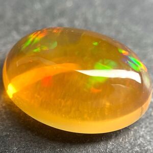 1円〜!!遊色効果!!〔天然ファイアオパール4.618ct〕d 約13.2×9.3mm ルース 裸石 宝石 ジュエリー jewerly fire opal CE0/EA5 テEA0 w4マ55