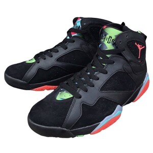 【30周年記念モデル】NIKE AIR JORDAN 7 RETRO 30TH ナイキ エアジョーダン7 レトロ バルセロナナイツ 27.5㎝ 黒 メンズ スニーカー 14年製