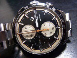 _x_k_cg Baume & Mercier クリフトン クラブ クロノグラフ MOA10435【中古】極上