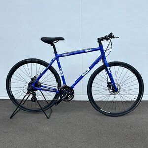 ◎L271【未使用】GIOS ジオス MISTRAL MECHANICAL 油圧ディスクブレーキ使用 青 ブルー スタンド付き(ma)