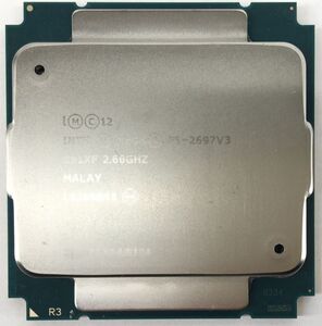 Intel CPU XEON E5-2697 V3 ×1枚 2.60GHz SR1XF 14コア ソケット FCLGA2011-3 サーバー用 BIOS起動確認済【中古品】【送料無料】