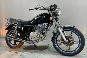 GN125 売り切り！１円スタート！レストアベース、部品取りに！☆始動動画有☆エンジン好調！LC6PCJG！リアキャリア！全国配送！福岡佐賀