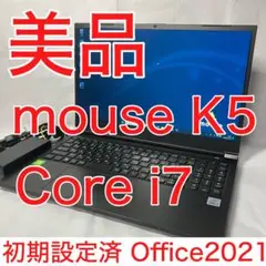 美品 mouse K5 i7 16GB SSD 1TB office 第10世代