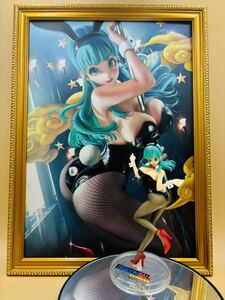 ドラゴンボール、BULMA、ブルマ、フィギュア、キャンパスポスター、額縁(金ケシ) 、アイテム番号J-12