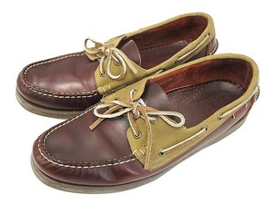 sebago セバゴ FILSON フィルソン b73444 デッキシューズ ローファー US10 赤茶 革靴 レザーシューズ メンズ