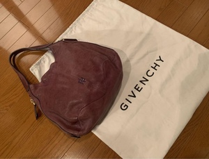 希少色 GIVENCHY ティナン ハンドバッグ ワンショルダー トート ショルダー Bag 金具 紫 ジバンシー TINAN