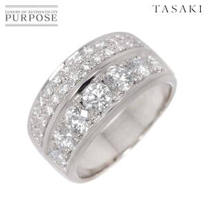 タサキ TASAKI 14号 リング ダイヤ 1.46ct Pt プラチナ 田崎真珠 指輪 Diamond Ring 90260829