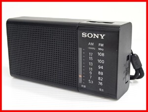 SONY　ICF-P37　ハンディポータブルラジオ　黒　中古　2409★M-1643