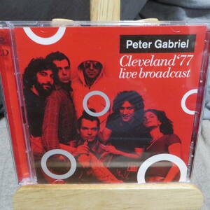 輸入2CD、中古、Peter Gabriel ピーター・ガブリエル クリーヴランド1977　ラジオ放送用音源だそうです。