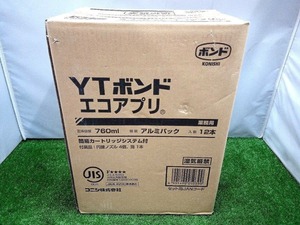 未使用品 コニシ YTボンド エコアプリ 木質床組 束施工用 760ml 12本入 【8】