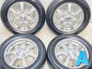 中古タイヤ サマータイヤ ホイールセット 4本セット 155/65R13 　 KAINOS 13x4.0 43 100-4穴 ブリヂストン ネクストリー