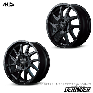 送料無料 マルカ サービス NITRO POWER DERINGER (SGB/FP) 8.5J-20 +20 6H-139.7 (20インチ) 6H139.7 8.5J+20【4本セット 新品】