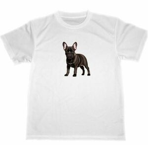 フレンチブルドッグ　ドライ　Tシャツ　黒犬　ペット　フレブル　French bulldog dog